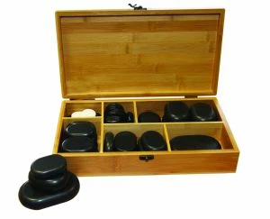 AFHS/50 | 50 Piece Hot Stone Set In Wooden Box 3 AFHS/50 | 50 Piece Hot Stone Set In Wooden Box
