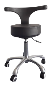 AFSWIVSTL/BLK | Curved Back Therapist Stool