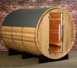 AH8RJTGREY | Rain Jacket For Princeton & Huntington Barrel Saunas