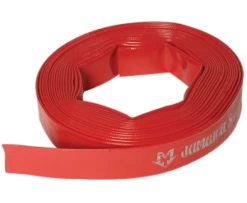 BW100R | 100’ Backwash Hose Deluxe (red) 38mm Diameter
