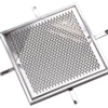 CK3612M | 300 X 300 X 1.5mm Main Drain Grille & Frame Only - 25m³/hr (0.3m/s) 43m³/hr (0.5m/s) -Pool Care Sales Shop CK3612M R 006 10 236776 maindrainframegrilleonly reinforced 210042 24
