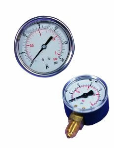 G3010B | Glycerine Filled Gauge - Side Mount Only - 0.25” Male Thread