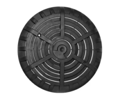 HD33C+B | 6” Main Drain With Anti-vortex Grille - Black
