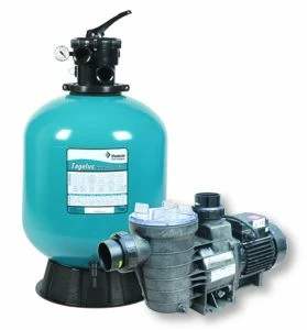 ZZ2000P | 19” (480mm) Tagelus Top Mount Filter With 0.5hp (0.37kW) Swimflo Pump