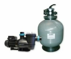 ZZFVS24T/P | 24” (600mm) Vision Top Mount Filter With Valve, Sand And 1hp Aquaspeed Pump